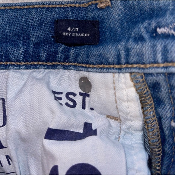 Gap High Rise Cheeky Straight Jeans Size 27 - Picture 6 of 6